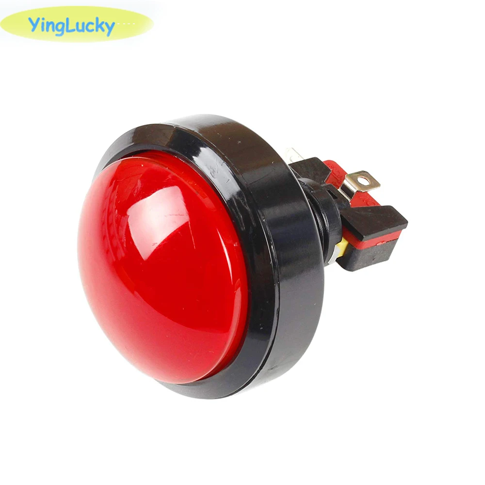 Yinglucky Botones Arcade LED 60 mm cupula grande microinterruptor 12V