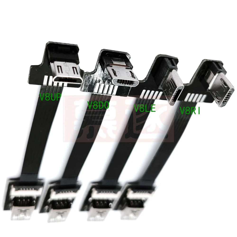 Konverter-adaptador Mini USB Kabel Linie, 5CM-100CM, 90 Grad - imagen 2