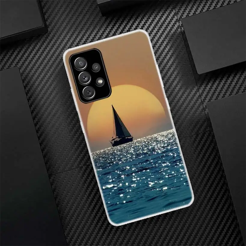 Funda de teléfono de silicona para barco de vela, carcasa para Samsung Galaxy A54, A52, A53, A14, A12, A13, A24, A22, A23, A34, A32, A33, A04S, A02S, A03S - imagen 5