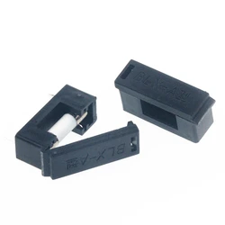 Soporte de fusible 5x20MM BLX-A Negro 23 mm