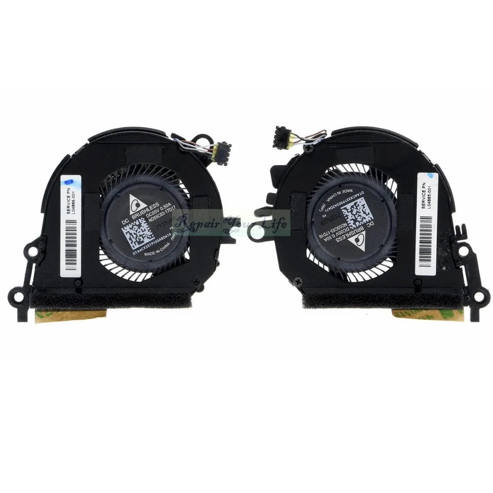 Ventiladores de CPU para ordenador portátil, Enfriador de GPU para HP Spectre X360 13AE 13T AE 13t-ae000 AE010 TPN-Q199, L04885-001 L04886 ND55C03-17D17