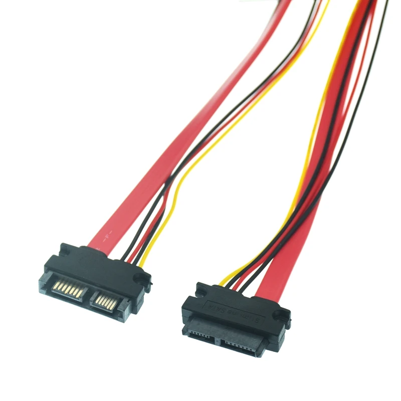 Venta completa Slimline SATA 13pin macho a SATA 13pin 7pin + Cable de extensión hembra de 6 pines para portátiles SATA Slim DVD RW Drive - imagen 5