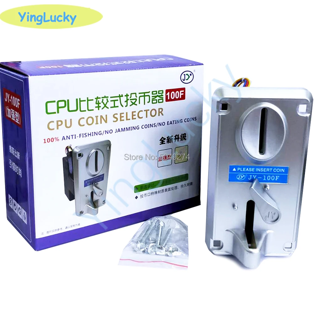 Selector de monedas de JY-133A, piezas de repuesto que funcionan con monedas, aceptador de monedas de Arcade, ranura para Token, máquina de grúa de juguete, máquina de carreras de simulador - imagen 4