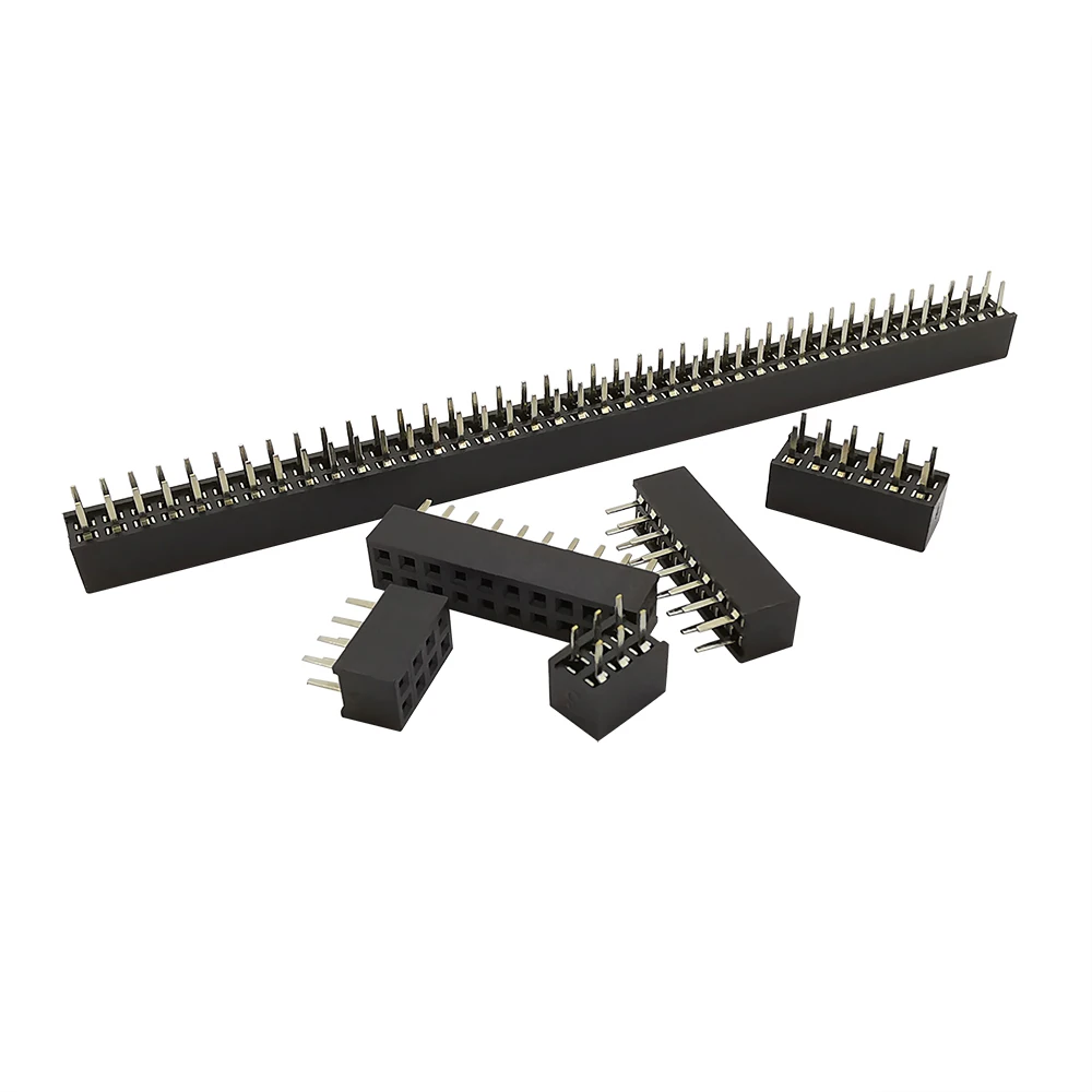 Tira de placa PCB, conector hembra de doble fila de 2,0mm, 2x2 a 40 Pines, 10 unidades - imagen 2