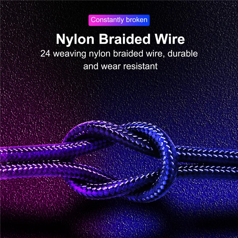 GTWIN-Cable magnético LED Micro Cable tipo USB C, Cable de carga rápida de datos, 8 pines, para iPhone 13, 12, Huawei, Xiaomi - imagen 5