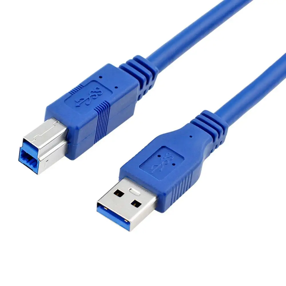 Cable de impresora USB 3.0 Cables de USB-A a USB-B 5Gbps A macho a B macho para escáner de controladores duros externos de escritorio - imagen 3