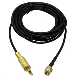 Conector macho Mono TS RG174 de 3,5mm y 1/8 pulgadas, conector macho a SMA, engarce RF Coaxial, puente, Cable Pigtail, antena de 6 pulgadas ~ 10 pies