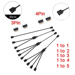 Cable Extensor RGB LED PC 3 Pines 30cm