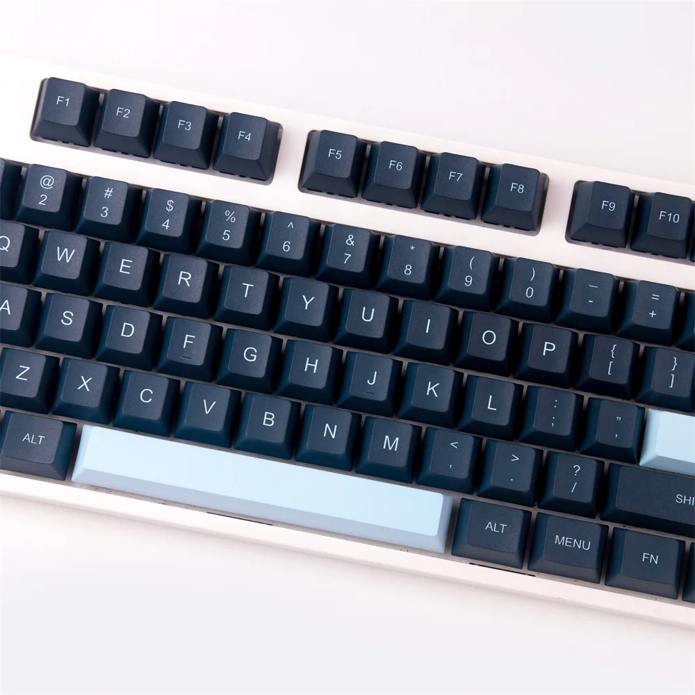 Juego de 128 teclas GMK KAT Comet, teclas de sublimación de tinte PBT, teclas de perfil de cereza con novedades R1 1.75U 2U - imagen 3