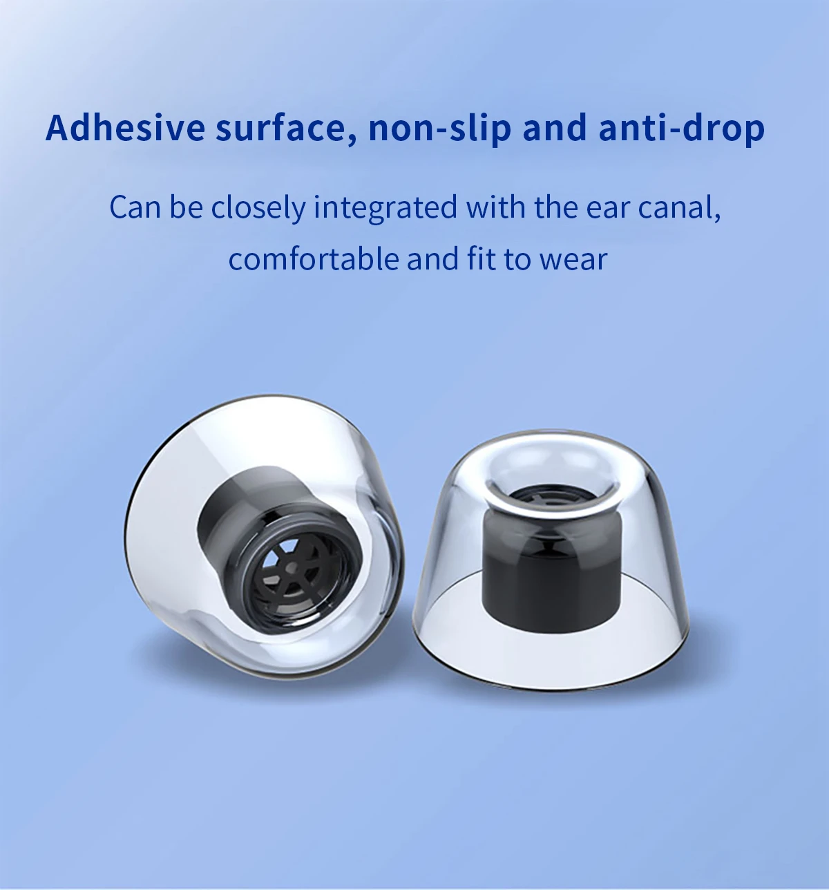 Puntas de oreja de látex para Tripowin x HBB: Mele IEM, auriculares internos, EDX 1DD KZ, puntas de HiFi para LZ A7, puntas de auriculares HIFI antideslizantes - imagen 4