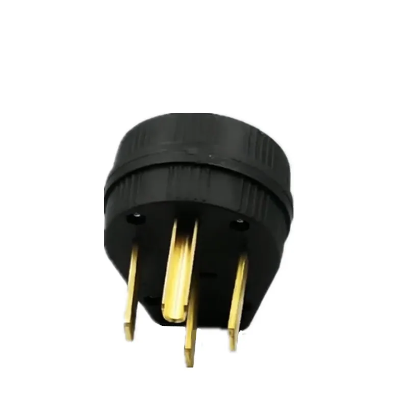 Negro UL 50A 250V 125V NEMA L14-50P L14-50R enchufe de alimentación de bloqueo de giro Industrial conector de receptáculo de panel de 4 polos enchufe macho hembra - imagen 4
