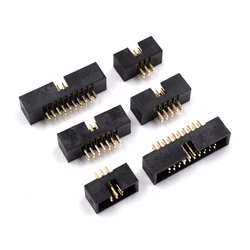 Conector JTAG Macho 1,27mm IDC Doble Fila PCB – 6/10/20/26/34/40 Pines