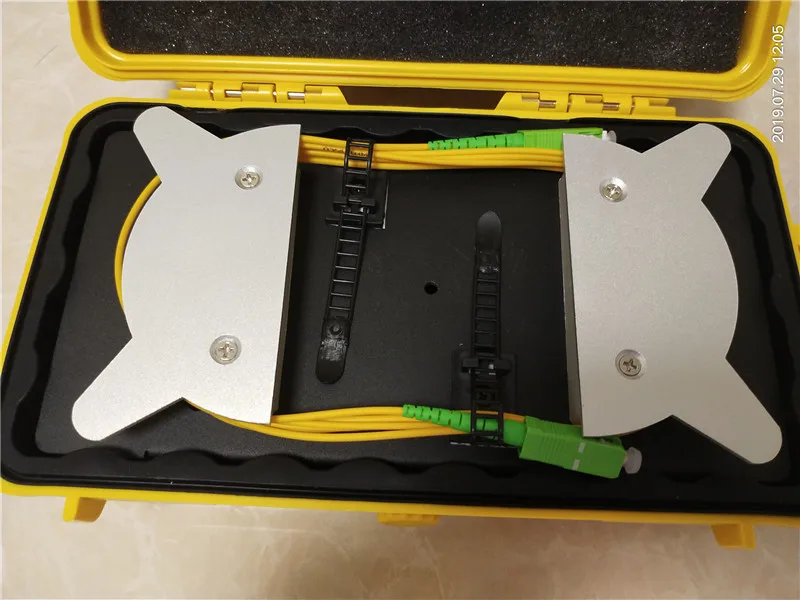 Caja de cable de lanzamiento OTDR SM 9/125um G652D LC ST APC UPC fibra óptica OTDR eliminador de zona muerta anillo de fibra cable de lanzamiento otdr 1000M - imagen 3