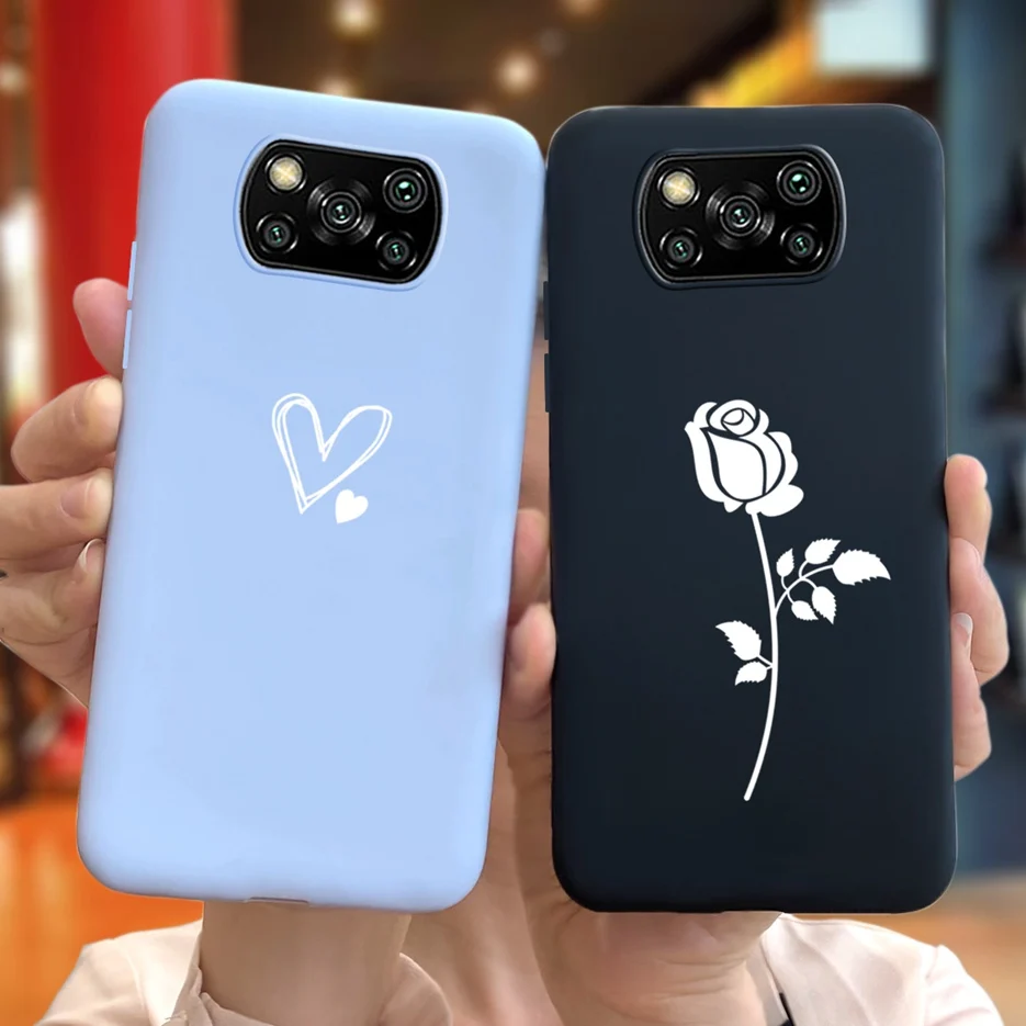 Funda Poco X3 para Xiaomi Poco X3 NFC, Funda trasera de silicona suave de TPU para Xiaomi Poco X3 PocoX3 Pro X 3, fundas de teléfono de 6,67 pulgadas - imagen 5