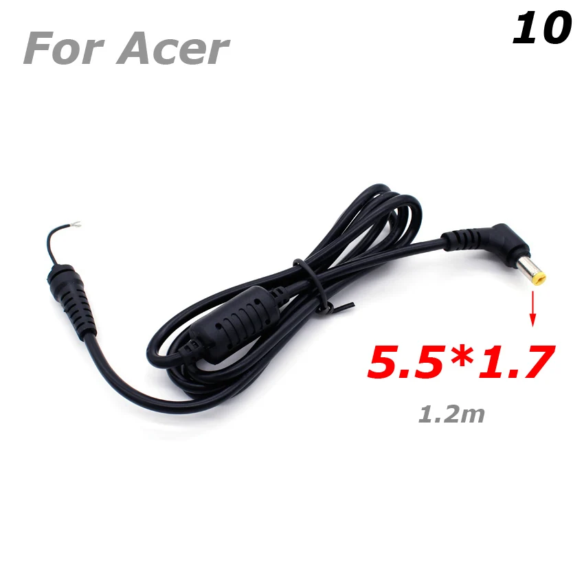 Adaptador de corriente para ordenador portátil, Cable de carga para Sony, Samsung, HP, Dell, Toshiba, Asus, Acer, Lenovo 4,8, 1,7, 6,0, 4,4, 1 unidad - imagen 3