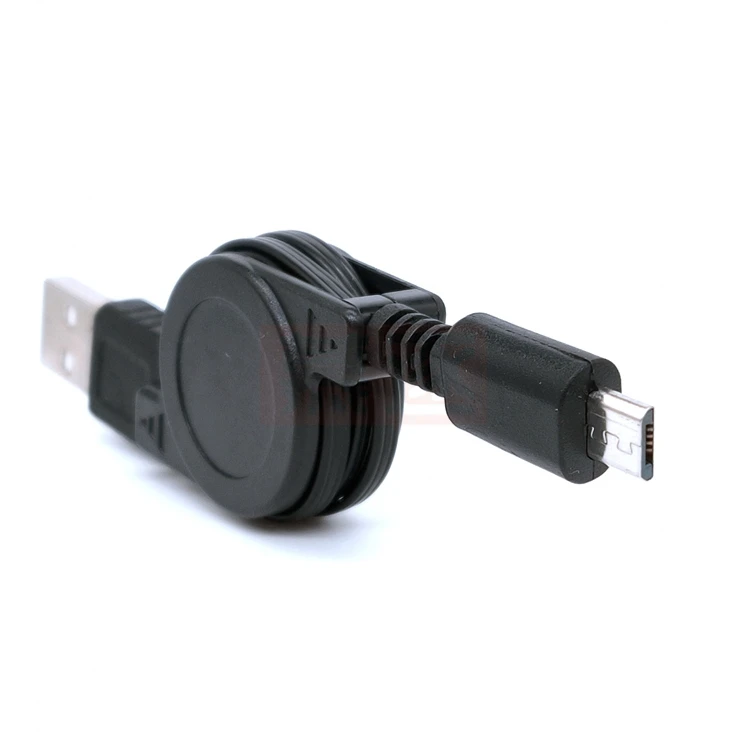Cable de datos USB 2,0 a Micro USB, adaptador de 5 pines en espiral, Cables de carga de datos USB digitales, conector, Cable cargador USB - imagen 5