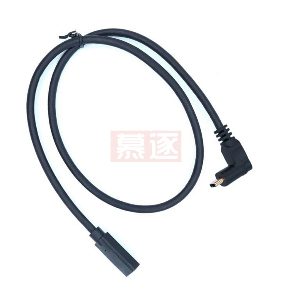 Cable extensor de datos de extensión de 90 grados, USB 3,1 macho a USB-C hembra, diseño Reversible, 10 Gb/s, 0,3 m, 0,6 m, 1m, 1,8 m - imagen 3