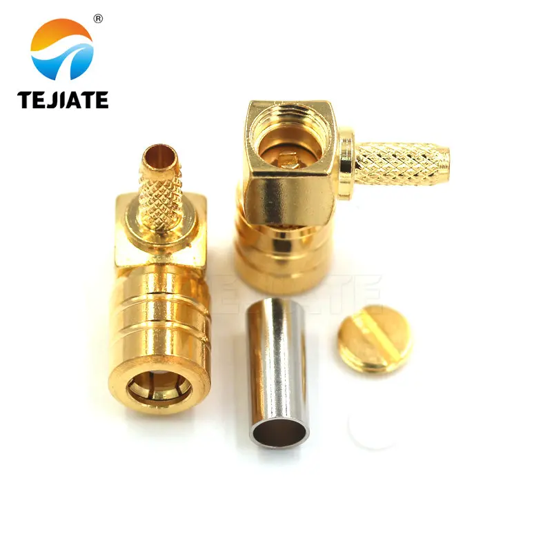 1 Uds conector SMB SMB-K/KW/J/JW-1.5 doblado macho/hembra cabezal prensa soldadura RG316 adaptador de alimentador - imagen 4