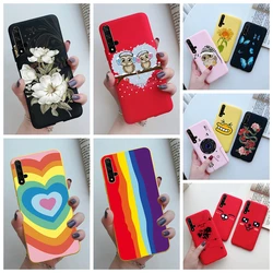 Funda TPU Honor 20 Serie – Dibujos Animados Corazón