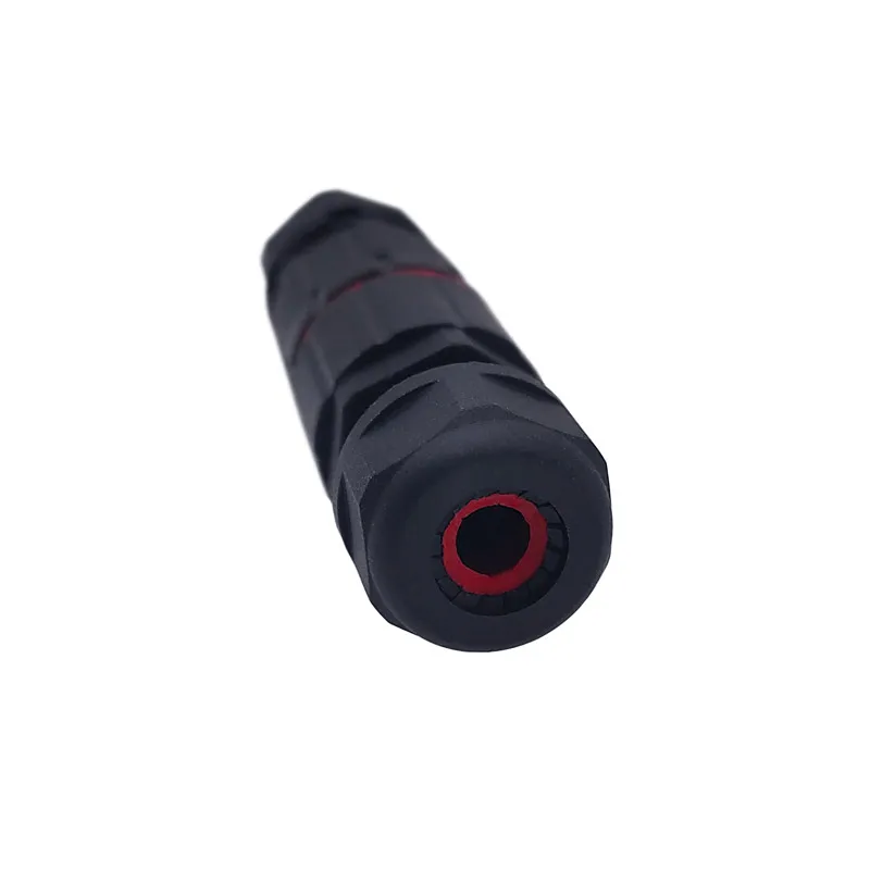 Mini conector impermeable IP68 M12 2 pines Conectores de nailon retardantes de llama sin soldadura - imagen 3