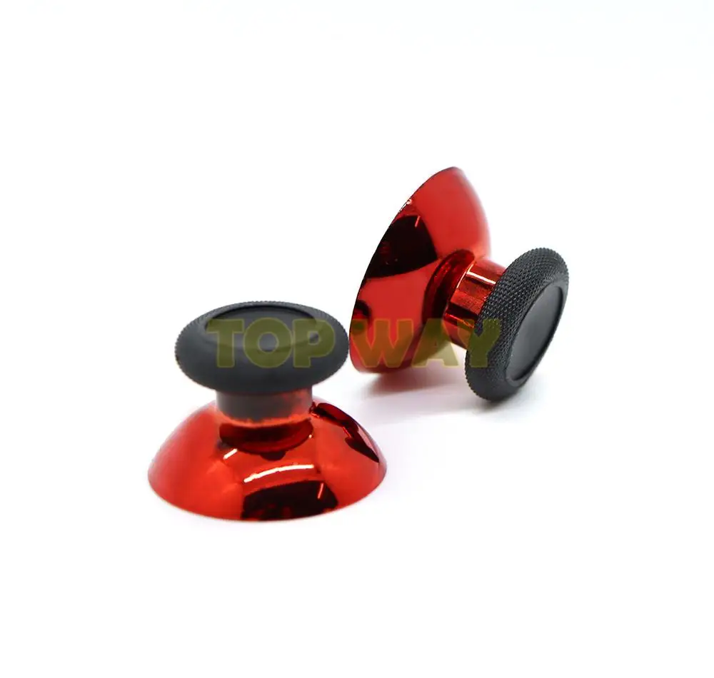 2 uds para Microsoft XBox Series X S controlador 3D palos de pulgar analógicos agarre tapa de Joystick cubierta de palancas para Xbox One cromado - imagen 3