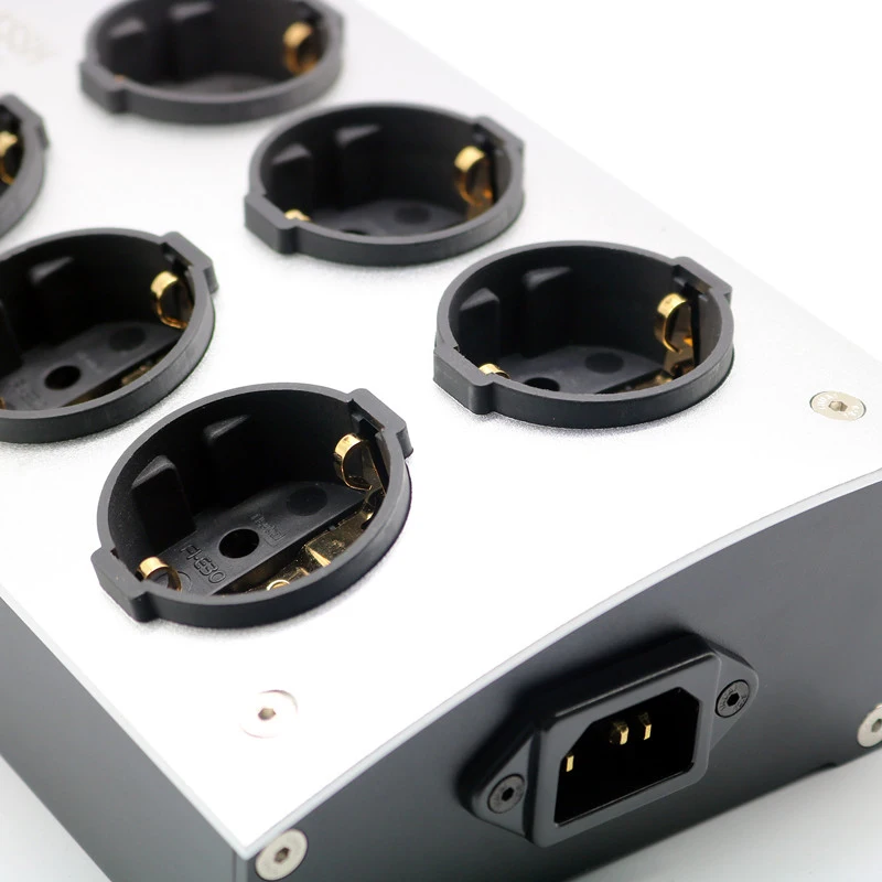 Shuko-e-TP60 de Audio Hifi europeo, distribuidor de corriente alterna de 125V-250V, 50/60Hz, 16A, 16amp, IEC, entrada de enchufe eléctrico - imagen 5