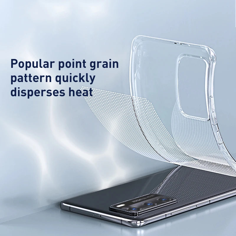 Funda trasera protectora 360 para Huawei P40 Pro Plus Lite E, carcasa Original de TPU transparente, ACCESORIOS P 40, P40Pro, P40Lite, 4G, 5G, Gel - imagen 4