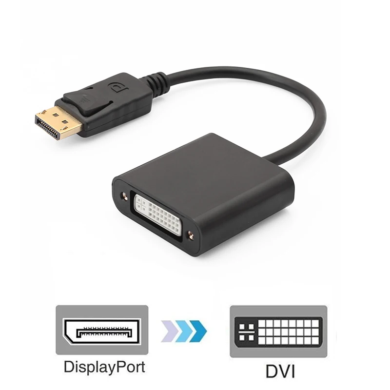Adaptador DisplayPort VGA DVI HDMI 1080P - imagen 4