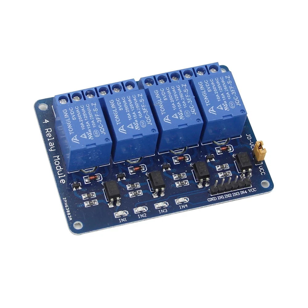 Módulo de relé 5V 12V 1 2 4 6 8 canales con optoacoplador. Salida de relé 1 2 4 6 Módulo de relé de 8 vías para arduino En stock - imagen 4