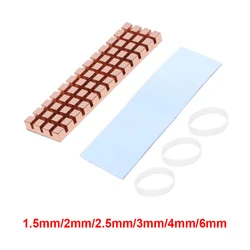 Disipador SSD M.2 2280 NVMe – Refrigeración Térmica Cobre