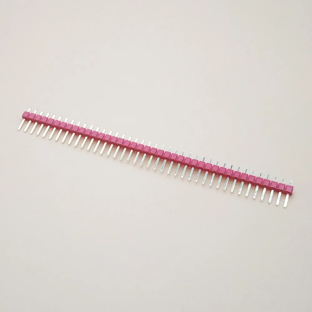Cabezal Pin Macho 40 Pines 2.54mm – Chapado Oro Un Fila - imagen 3
