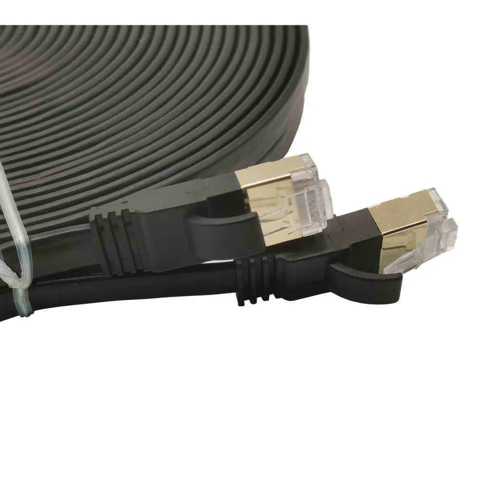 Cable Ethernet RJ45 Cat7 Lan, Cable de red plana STP RJ 45, 5 - 30m - imagen 3