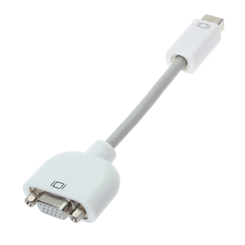 La mejor calidad del adaptador de audio y vídeo madre mini DVI a VGA RGB de 10 cm para Apple Macbook y proyector - imagen 2