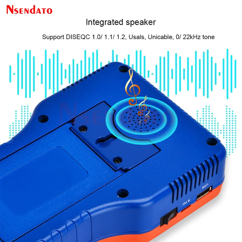 GTMEDIA-receptor de televisión por satélite V8 Finder 2 Pro, buscador de señal satelital DVB-S2X/S2/S/T2/ATSC-C, H.265, ángulo de cálculo automático de AZ,EL - imagen 3