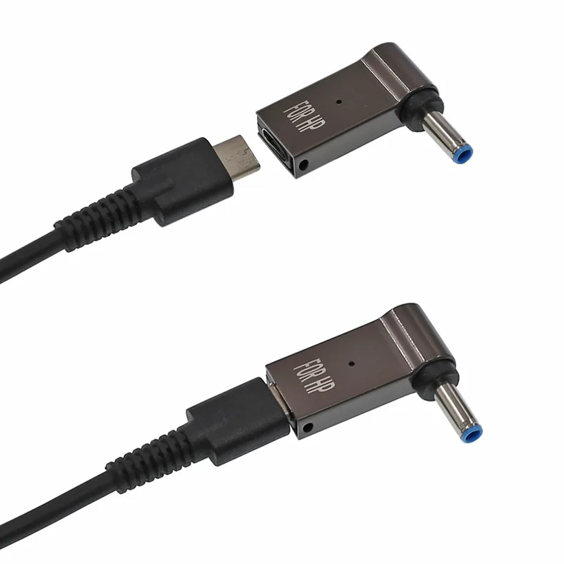 Convertidor de enchufe PD de 100W tipo C hembra a 7,4x5,0mm 4,5x3,0mm 5,5x2,5mm conector Jack de salida CC para ordenador portátil macho - imagen 5