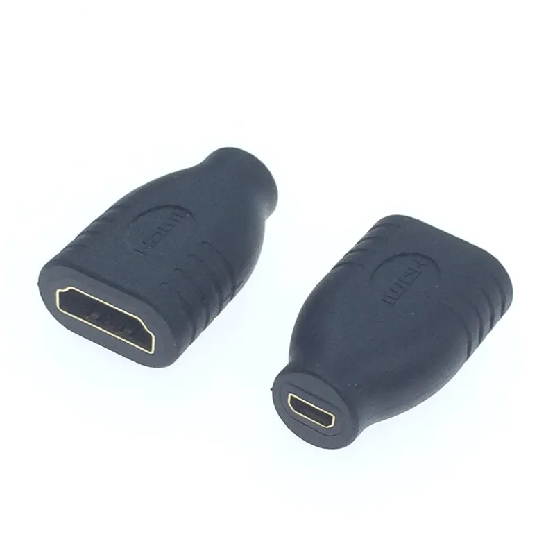 Convertidor compatible con HDMI, cable HD estándar negro hembra a a mini HDTV D hembra, adaptador de enchufe mayitr - imagen 3