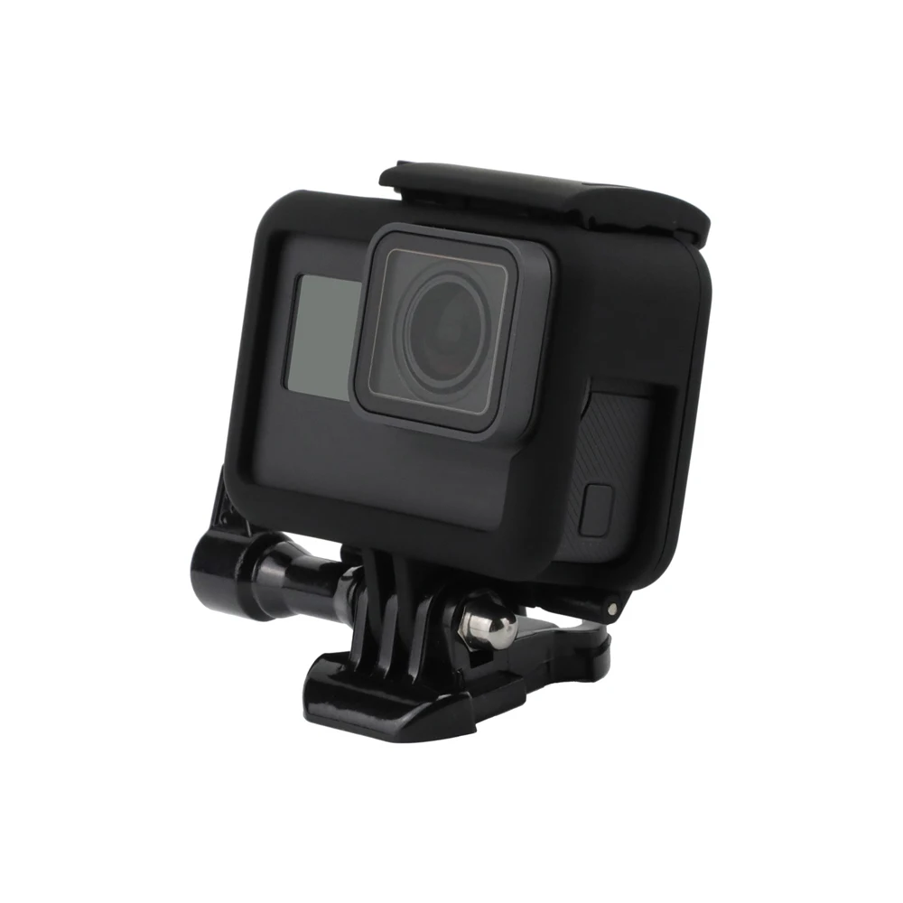 Funda protectora para GoPro Hero 7 6 5, cubierta de borde de Cámara de Acción negra, montaje de carcasa para Go pro Hero 7 6 5, accesorio - imagen 3