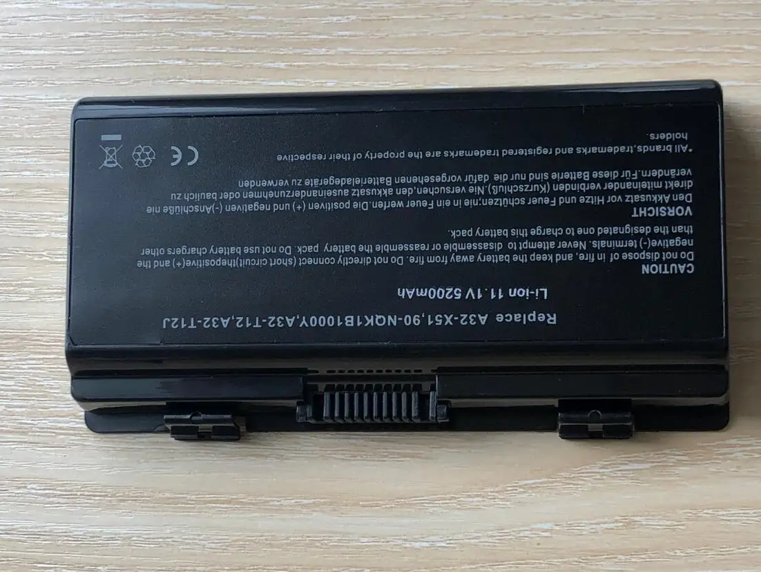 Batería de A31-T12 A32-T12 para ordenador portátil, para Asus T12, T12C, T12Fg, T12Jg, X51H, X51L, X51R, X51RL, X58, X58C, X58L, X58Le, a32, x51 - imagen 3