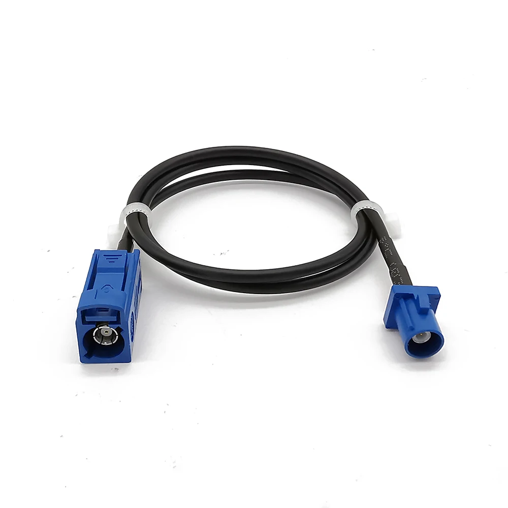Blue Fakra C Male to Fakra C Female GPS Antenna RG174 Pigtail Extension Cable Fakra C Plug Jack for GPS Antennas 10-50CM