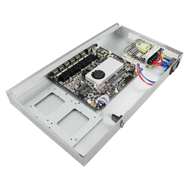 Placa base para enrutador firewall 1U Intel i3 8130U Mini PC sin ventilador 6 LAN - imagen 4