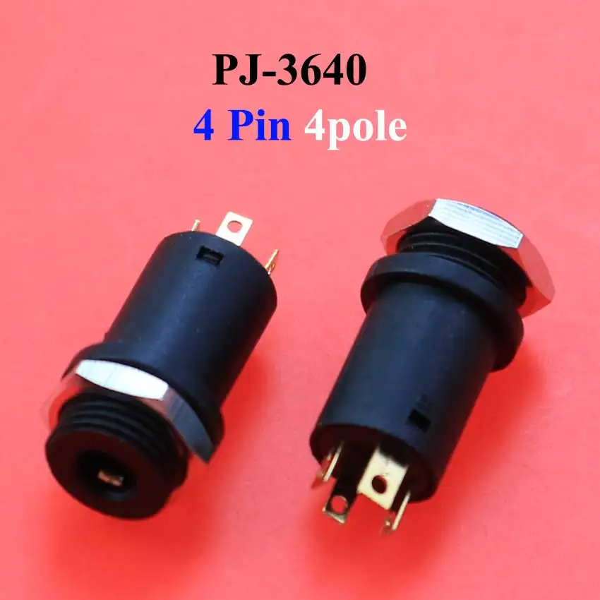 PJ 3640 4pin 4pole