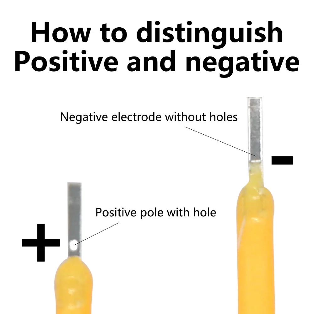 DC3V 100mA 10 Uds. Bombilla Edison de 18,8mm piezas de lámpara de filamento Chip LED accesorios de luz incandescente filamento de diodos decoración festiva - imagen 5