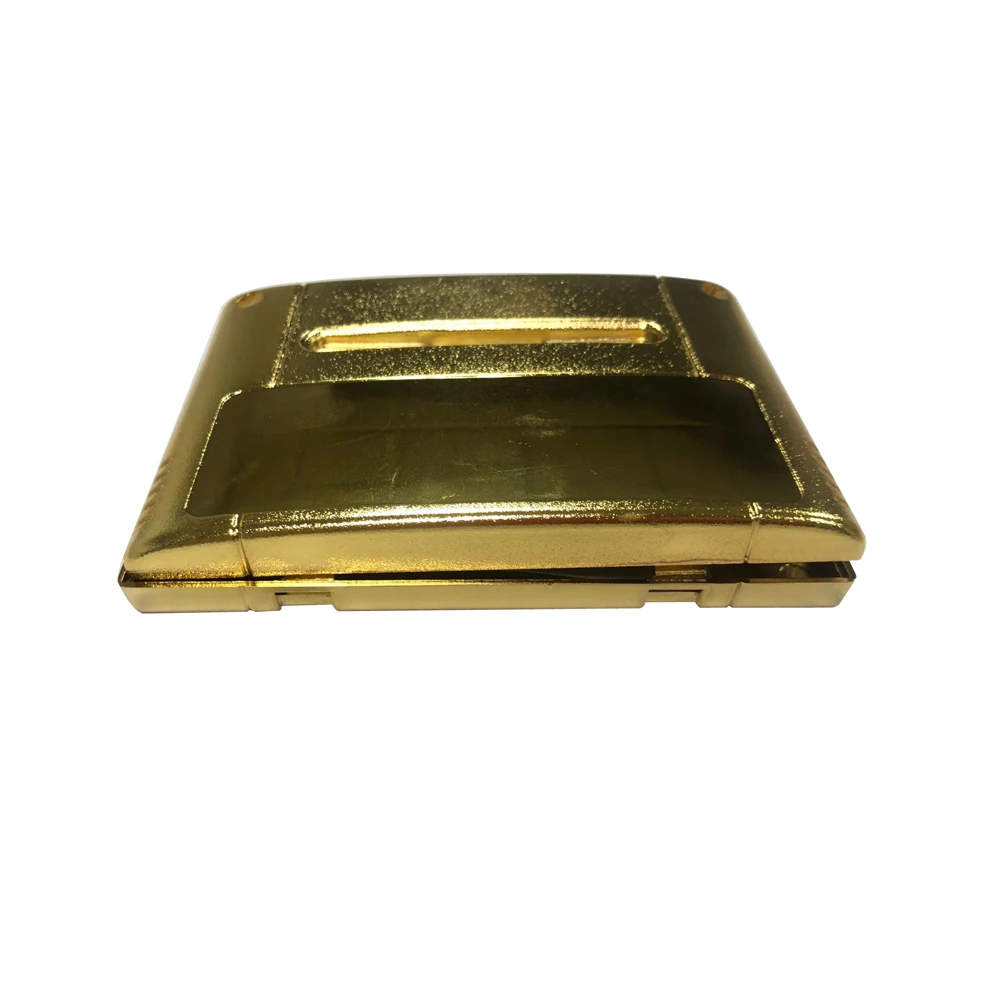 Carcasa de cartucho de juego chapada en oro versión EU PAL para sistemas Super SNES