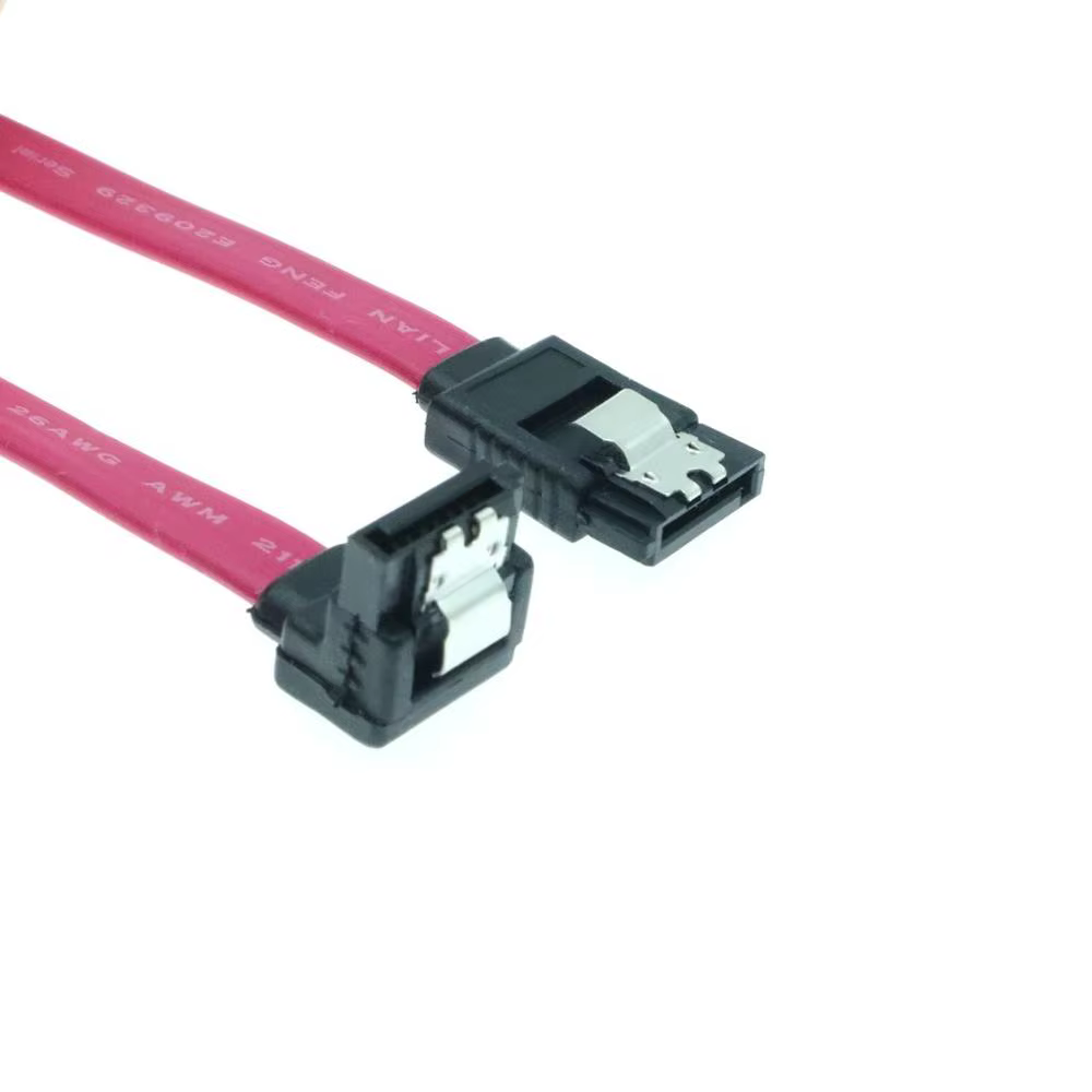 Ecosin Cable SATA III Ángulo Recto de alta velocidad para SSD HDD - imagen 5