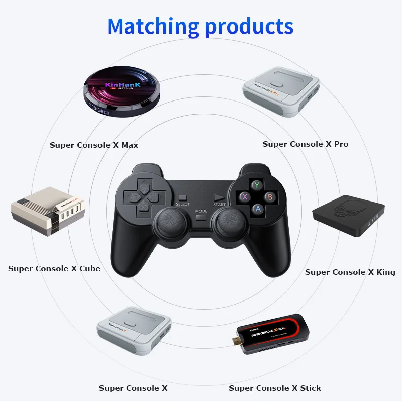 Controlador/Joystick inalámbrico de 2,4G para consola de videojuegos Super consola X PRO/RG351V Gamepad para PSP/PC/TV Box/teléfono Android - imagen 3