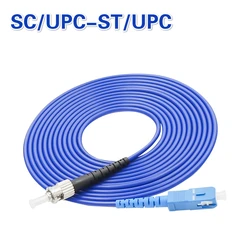 Cable de fibra óptica FTTH monomodo SC/UPC a ST/UPC