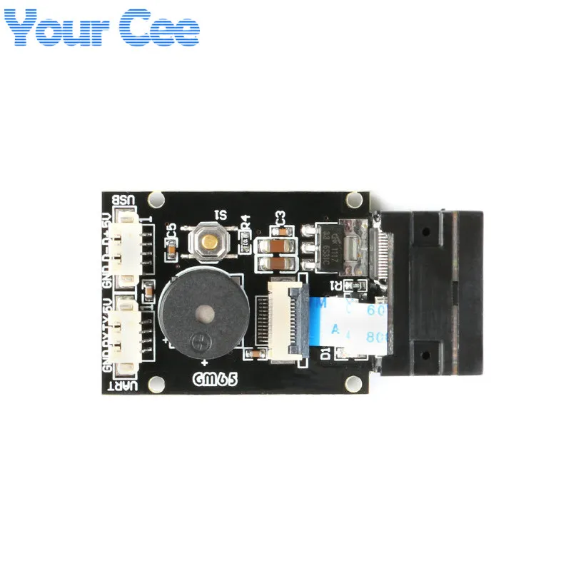 GM65 1D 2D Escáner de código de barras Lector de código de barras Módulo lector de código QR CMOS con cable USB2.0 UART CMOS - imagen 3