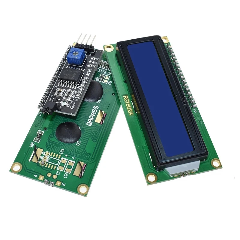 Módulo LCD para arduino 1602, pantalla verde IIC/I2C 1602, mega2560 UNO r3, 1 unidad - imagen 4