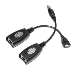 Adaptador USB a RJ45 – Extensor Ethernet Cat5e/6 para 50m