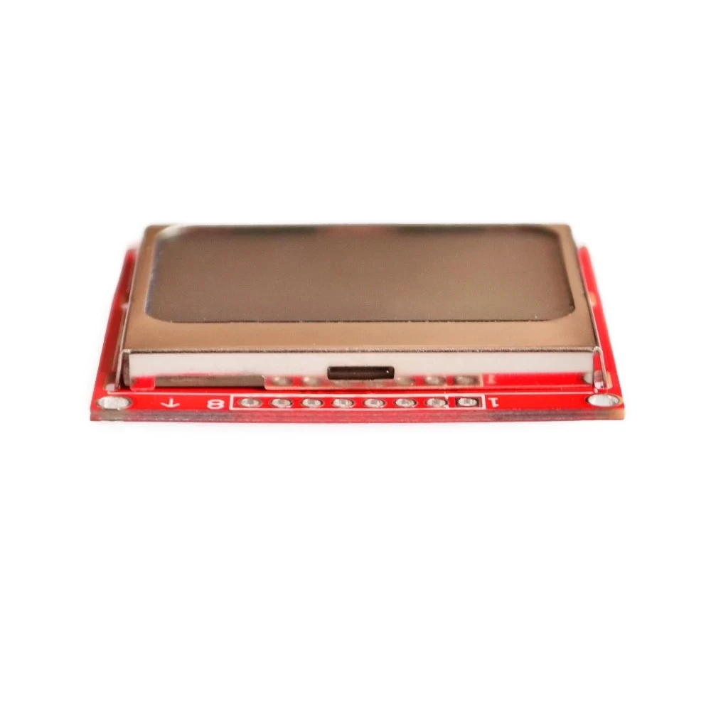 Módulo de pantalla LCD para electrónica inteligente, adaptador de retroiluminación blanca, PCB 84x48, 84x84, Nokia 5110, pantalla para Arduino - imagen 4